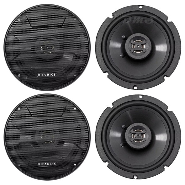 Hifonics Zeus ZS65CXS | 6.5 Inch 300W 4 Ohm 2-Way Shallow Coaxial Speakers (4 Pack) MAIN PHOTO