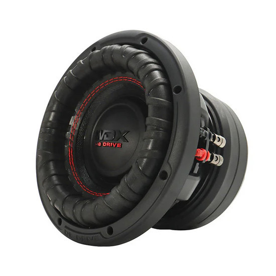 DB Drive WDX G2R 8 Inch 1500W Max DVC 2 Ohm Subwoofer | WDX8G2R.2 ANGLED PHOTO OF SUB