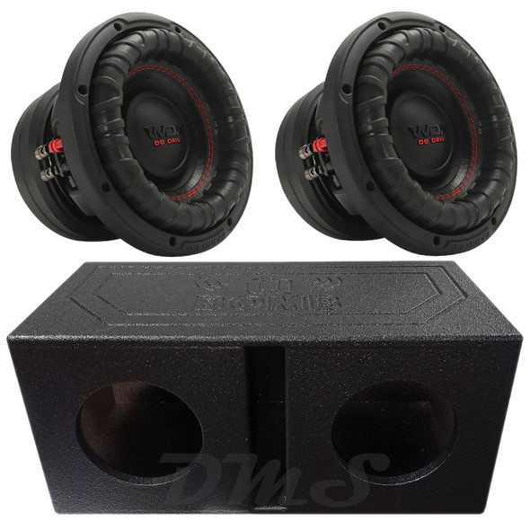 DB Drive WDX G2R 8 Package | Dual 8" 1500W D2 Subwoofers & QBomb Ported Box MAIN PHOTO