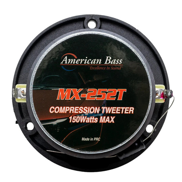 American Bass MX-252T | 150W 4 Ohm 1 Inch Voice Coil Bullet Tweeters (Pair) REAR PHOTO OF MAGNET
