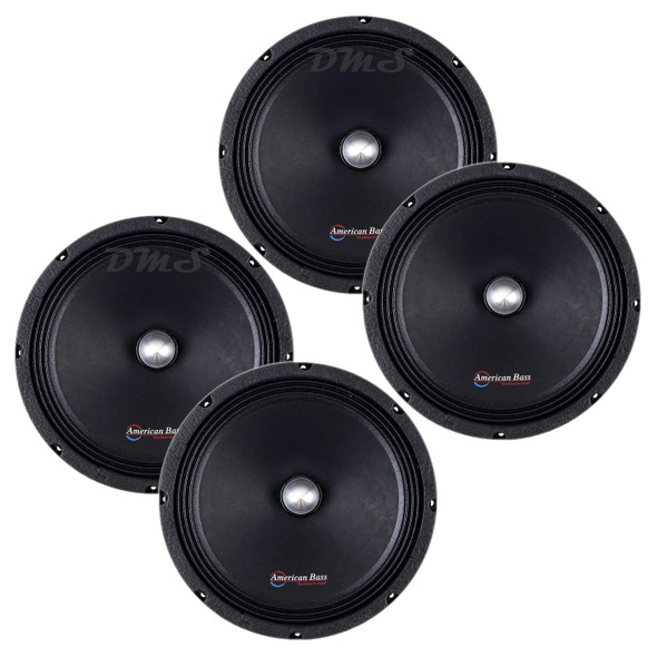 American Bass NEO 10 Inch 450W 4 Ohm Pro Midrange Speakers | NEO10MR (4 Pack) MAIN PHOTO