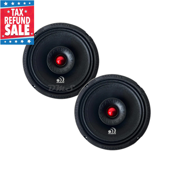 Massive Audio P65NTI | 6.5 Inch 280W 4 Ohm 2-Way Pro NEO Speakers (Pair) TAX SALE MAIN PHOTO