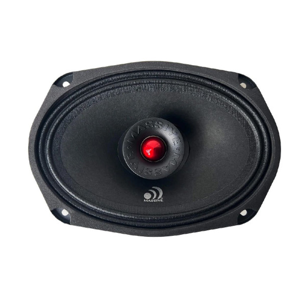 Massive Audio P69NTI | 6x9 Inch 320W 4 Ohm 2-Way Pro NEO Speakers (4 Pack) FRONT PHOTO OF CONE
