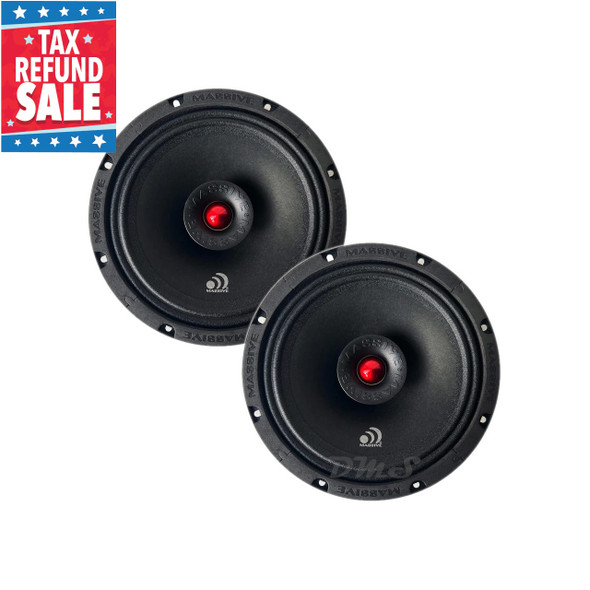 Massive Audio P8NTI | 8 Inch 320W 4 Ohm 2-Way Pro NEO Speakers (Pair)
 TAX SALE MAIN PHOTO