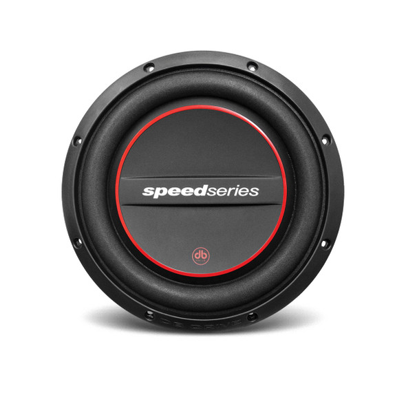 DB Drive SPF10D4 Package | 10 Inch 1000W Max DVC 4 Ohm Shallow Subwoofer & QPower Sealed Slim Box