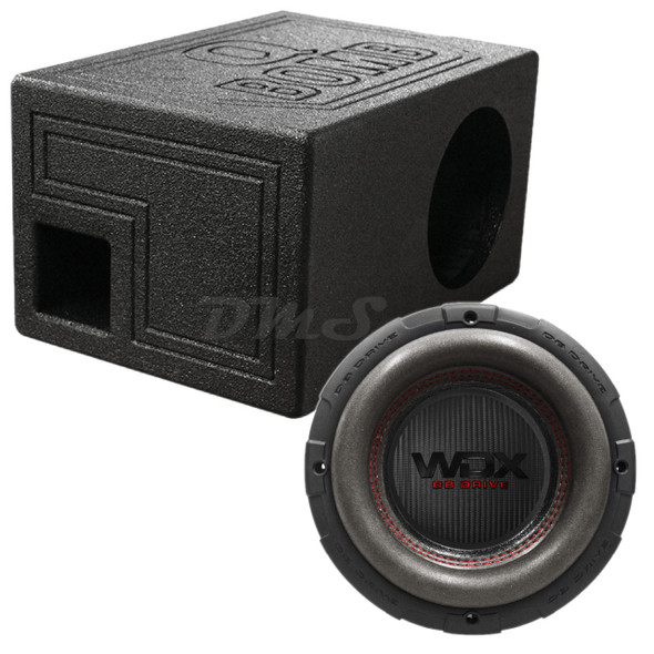 DB Drive WDX8G5.4 Package | 8 Inch 1800W Max DVC 4 Ohm Subwoofer & QBomb Ported Box