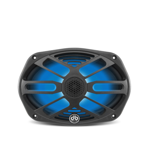 DB Drive APS69RGB | 6x9 Inch 400W 4 Ohm 2-Way Coaxial Marine Speakers (4 Pack) w/RGB