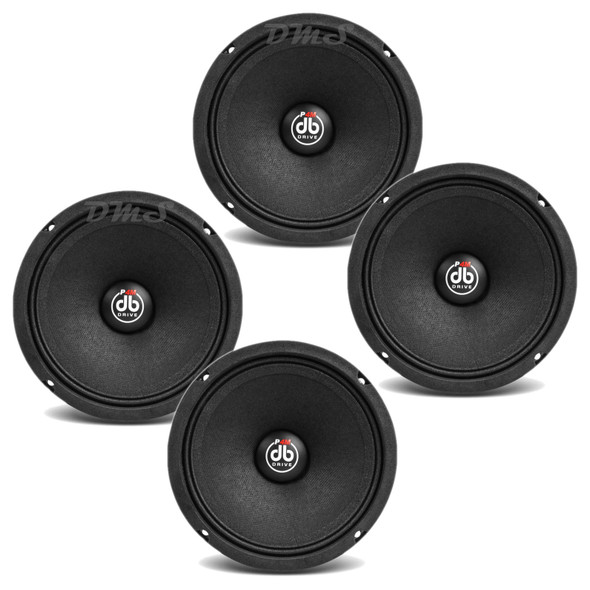 DB Drive P4M 6SB | 6.5 Inch 275W 4 Ohm Sealed Back Pro Speakers (4 Pack) MAIN PHOTO
