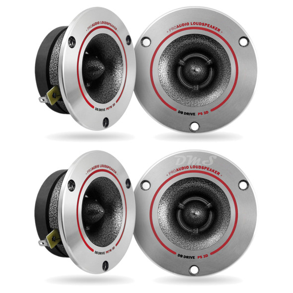 DB Drive P5TW 3D | 4 Inch 300W 4 Ohm Pro Audio Tweeters (4 Pack)