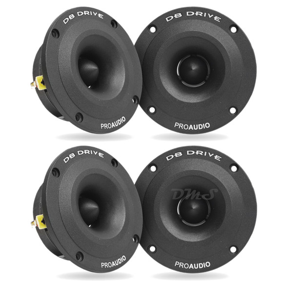DB Drive P5TW 8D-ST | 4 Inch 350W 4 Ohm Pro Audio Tweeters (4 Pack)