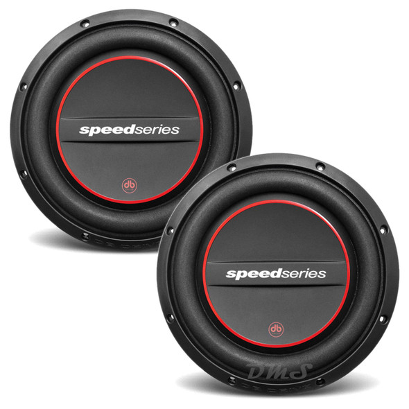 DB Drive Speed Series 10 Inch 1000W DVC 4 Ohm Shallow Subwoofers | SPF10D4 (Pair) MAIN PHOTO