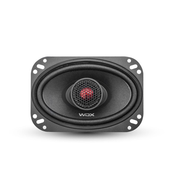 DB Drive WDX46MOTO-G2 | 4x6 Inch 150W 4 Ohm 2-Way Coaxial Speakers (4 Pack) FRONT PHOTO OF CONE