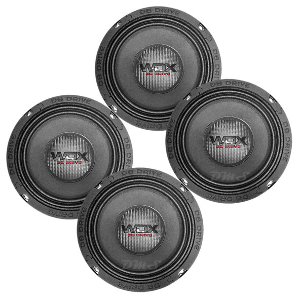 DB Drive WDX8MB6 | 6.5 Inch 400W 4 Ohm Pro Mid-Bass Speakers (4 Pack) MAIN PHOTO