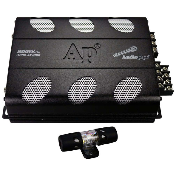 Audiopipe APHD-M4800 | 800W Max 4 Channel Full Range Amplifier