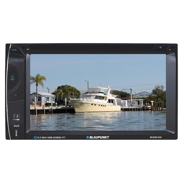 Blaupunkt MIAMI650 | 6.2 Inch Double Din Touchscreen Multi-Media DVD Head Unit FRONT PHOTO