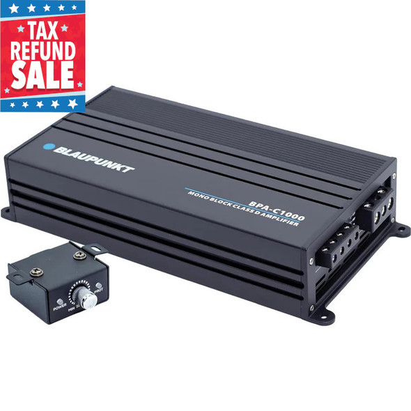Blaupunkt BPA-C1000 | Elite C-Series 1000W Monoblock Subwoofer Amplifier TAX SALE MAIN PHOTO