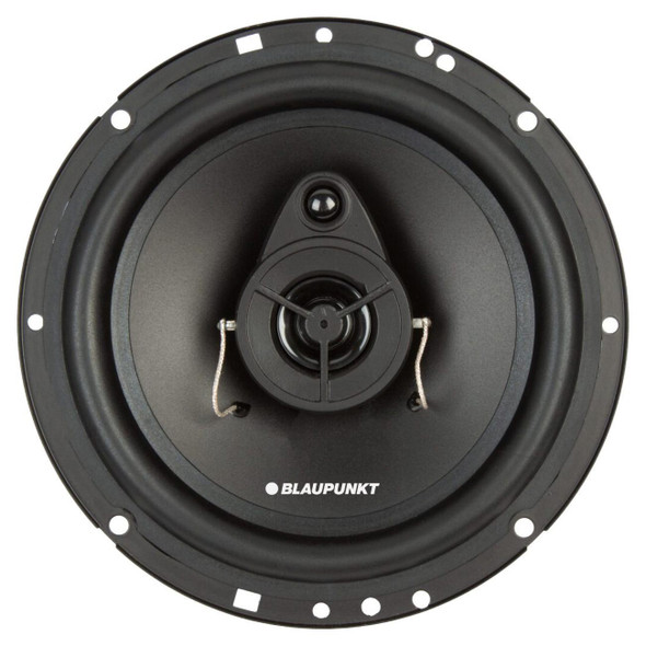 Blaupunkt BPS-ES650 | E-Series Shallow 6.5 Inch 60W 4 Ohm 3-Way Coaxial Speakers (Pair) FRONT PHOTO OF CONE