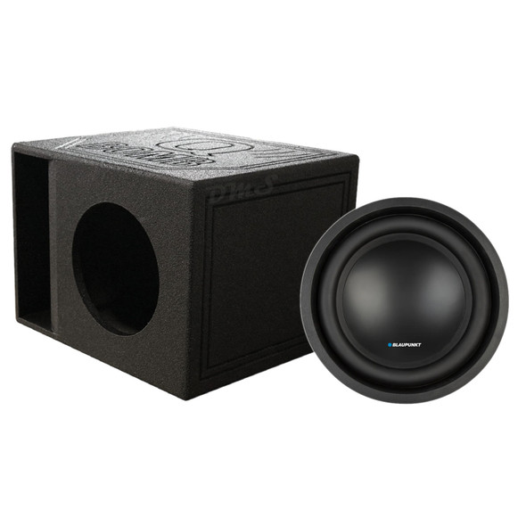 Blaupunkt X-Series 10 Package | 10" 1000W D4 Subwoofer & QBomb Kerf Ported Box MAIN PHOTO