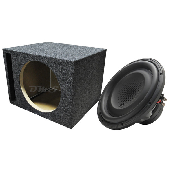 DB Drive DX Series 12 Package | 12 Inch 1200W D2 Ohm Subwoofer & QPower HD Ported Box