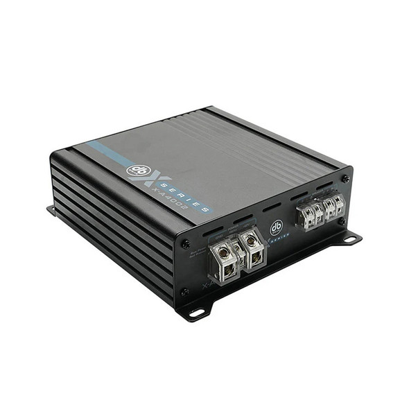 DB Drive X Series 300W 2 Channel Full Range Amplifier | X-A4002 ANGLED PHOTO