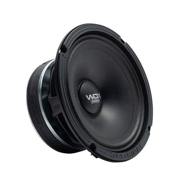 DB Drive WDX Pro Series 6.5 Inch 600W 4 Ohm 3-Way Component Speakers Kit | WDX P65C3 ANGLED PHOTO OF SURROUND