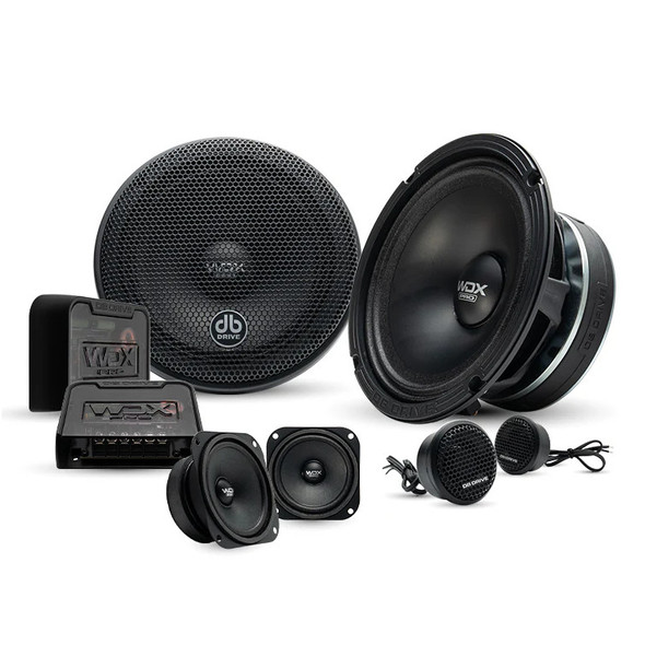 DB Drive WDX Pro Series 6.5 Inch 600W 4 Ohm 3-Way Component Speakers Kit | WDX P65C3 MAIN PHOTO