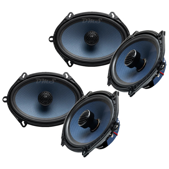 DB Drive X Series 5x7 Inch 200W 4 Ohm 2-Way Coaxial Speakers | X-S57 (4 Pack)