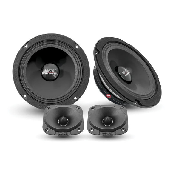 DB Drive WDX 6.5 Inch 525W 4 Ohm Pro Audio Component Speakers Kit | WDX5-6.5-2MTW