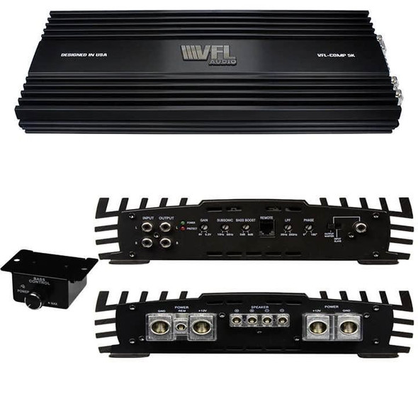VFL Audio VFLCOMP5K | 5000W RMS Monoblock Subwoofer Amplifier