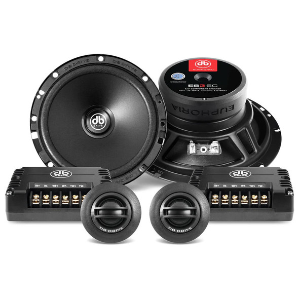 DB Drive Euphoria ES3 6C | 6.5 Inch 175W 4 Ohm Component Speakers Kit MAIN PHOTO