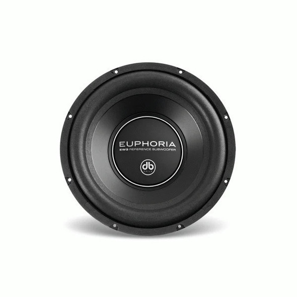 DB Drive Euphoria EW3 12D4 Package | Dual 12" 750W D4 Ohm Subwoofers & QPower HD Sealed Box