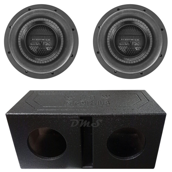 DB Drive Euphoria EWX NEO 8 Package | Dual 8" 600W D4 Subwoofers & QBomb Ported Box MAIN PHOTO