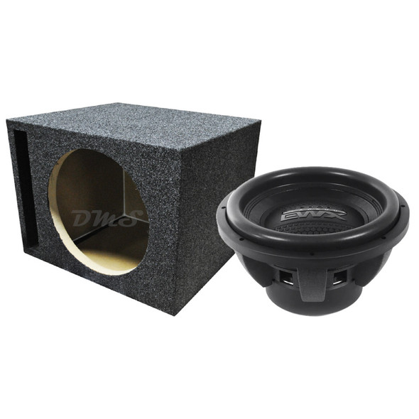 DB Drive Euphoria EWXB 12 Inch Package | 12" 2500W D4 Ohm Subwoofer & QPower HD Ported Box