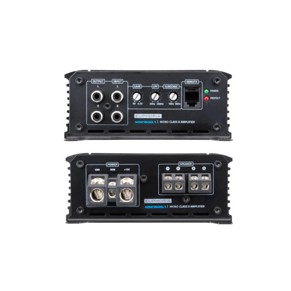 DB Drive Euphoria 1500W Mini Monoblock Subwoofer Amplifier | MM1500.1