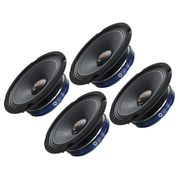 Quantum Audio QPSM6V4 | 6.5 Inch 300W 4 Ohm Pro Speakers (4 Pack) MAIN PHOTO