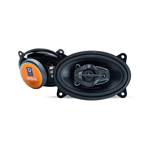 Quantum Audio QRS46 | 4x6 Inch 130W 4 Ohm 3-Way Coaxial Speakers (Pair) MAIN PHOTO