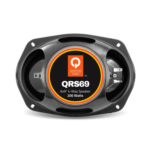 Quantum Audio QRS69 | 6x9 Inch 200W 4 Ohm 4-Way Coaxial Speakers (Pair)