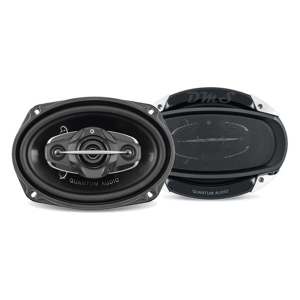 Quantum Audio QRS69 | 6x9 Inch 200W 4 Ohm 4-Way Coaxial Speakers (Pair) MAIN PHOTO