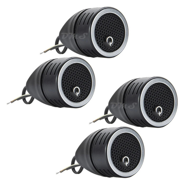 Quantum Audio QS1TW | 1 Inch 300W 4 Ohm Dome Tweeters (4 Pack)