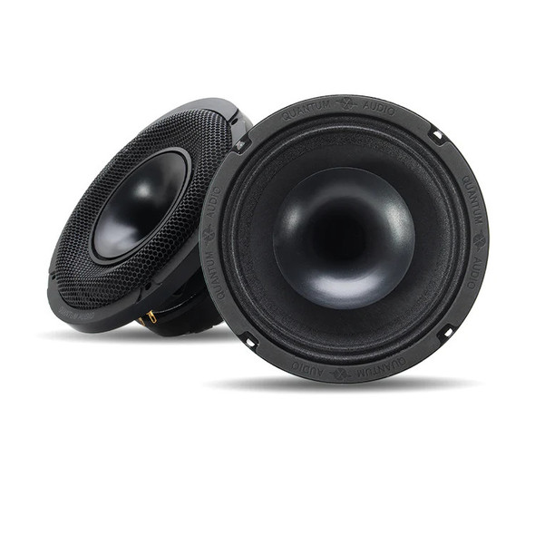 Quantum Audio QSX65CD | 6.5 Inch 500W 4 Ohm 2-Way Coaxial Pro Audio Speakers (Pair)