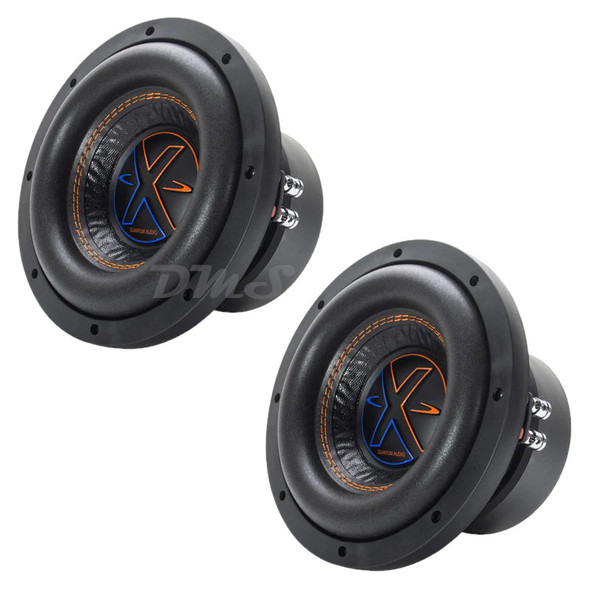 Quantum Audio QWX 8 Inch 4000W Max DVC 4 Ohm Subwoofers | QWX4000/8D4 (Pair)
