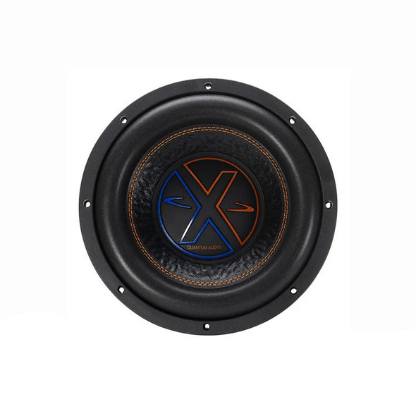 Quantum Audio QWX 10 Inch 4000W Max DVC 4 Ohm Subwoofers | QWX4000/10D4 (Pair) FRONT PHOTO OF CONE