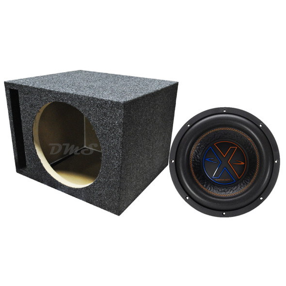 Quantum Audio QWX 10 Inch Package | 10" 4000W Max D4 Ohm Subwoofer & QPower HD Ported Box