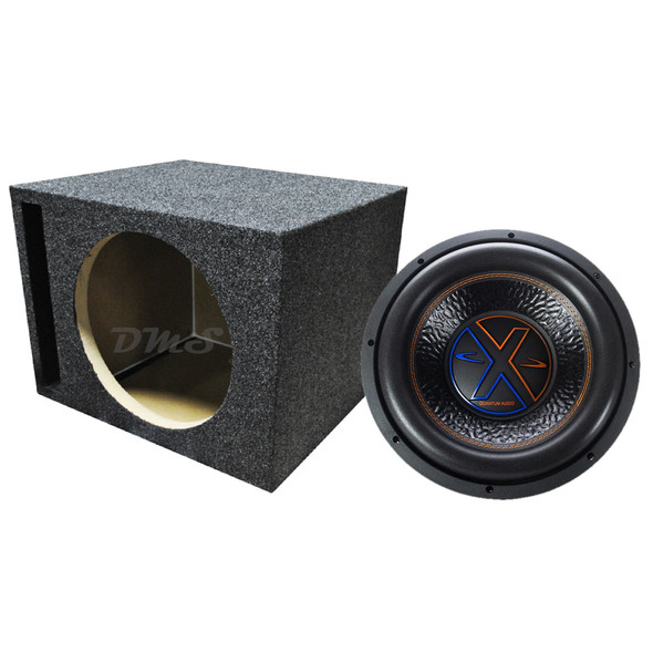 Quantum Audio QWX 12 Inch Package | 4000W Max D4 Ohm Subwoofer & QPower HD Ported Box