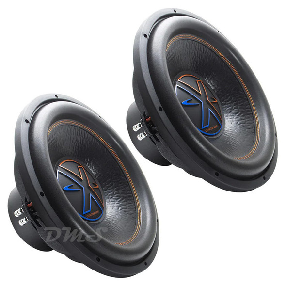 Quantum Audio QWX 15 Inch 4000W Max DVC 4 Ohm Subwoofers | QWX4000/15D4 (Pair)