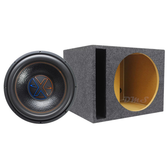 Quantum Audio QWX 15 Inch Package | 4000W Max D4 Ohm Subwoofer & QPower HD Ported Box