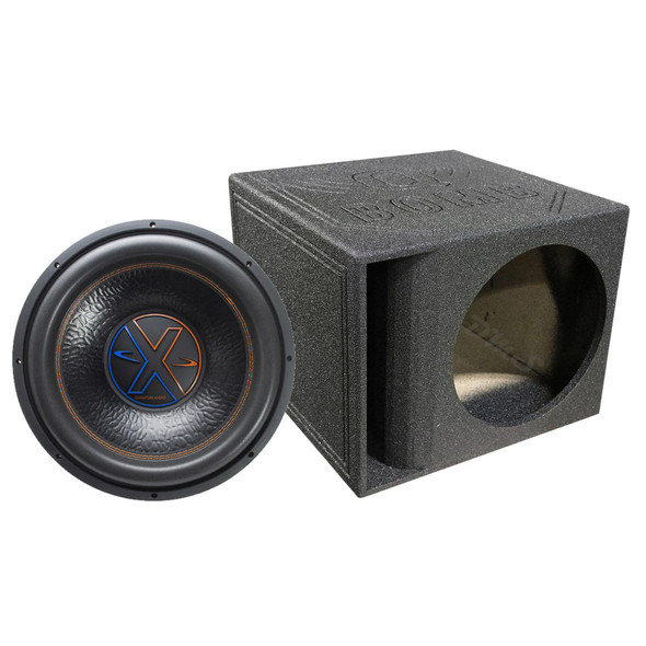 Quantum Audio QWX 15 Inch Package | 4000W Max D4 Ohm Subwoofer & QBomb Kerf Ported Box