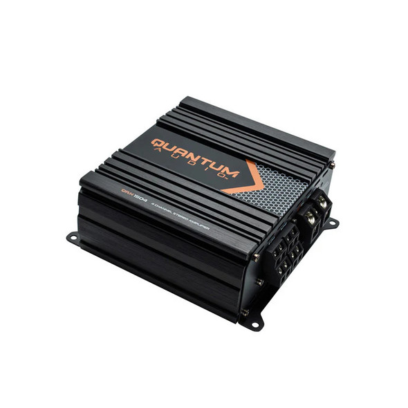 Quantum Audio QRX1504 | 1200W 4 Channel Full Range Amplifier ANGLED PHOTO