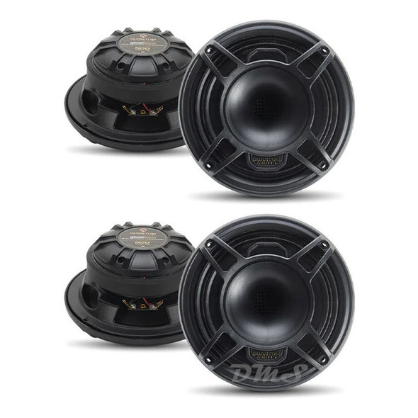 Quantum Audio QPRO65CD | 6.5 Inch 500W 4 Ohm 2-Way Coaxial Pro Audio Speakers (4 Pack)