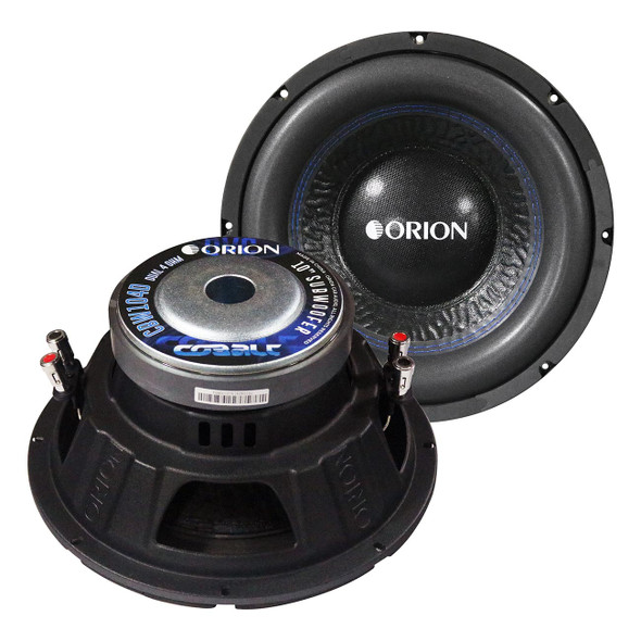 Orion Cobalt 10 Inch 1200W Max DVC 4 Ohm Subwoofer | CBW104D